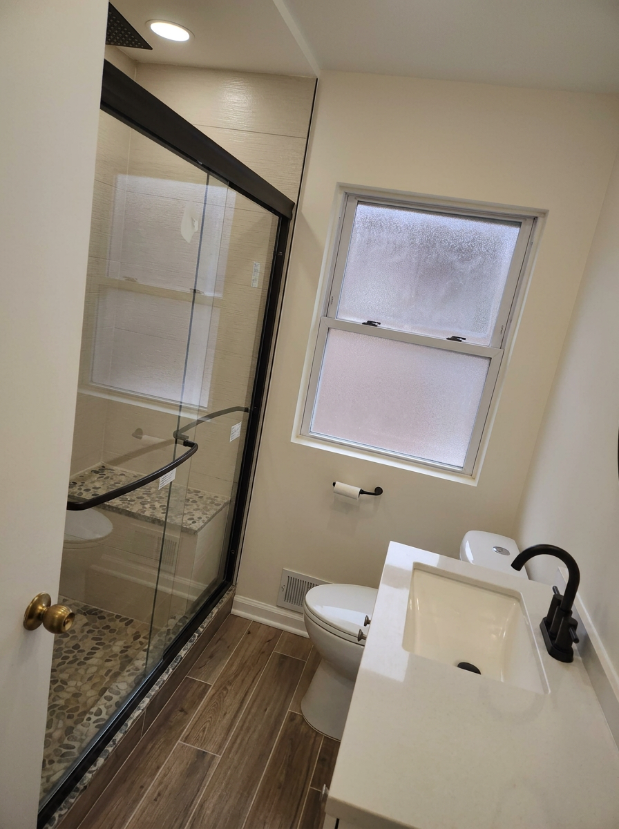 After — Bathroom remodel in Plainfield IL full view