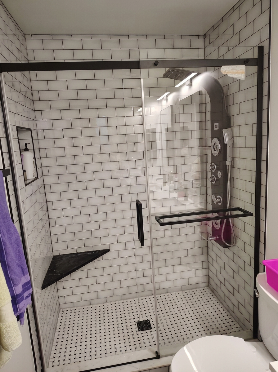 Before — Bathroom remodel in Plainfield IL tile shower