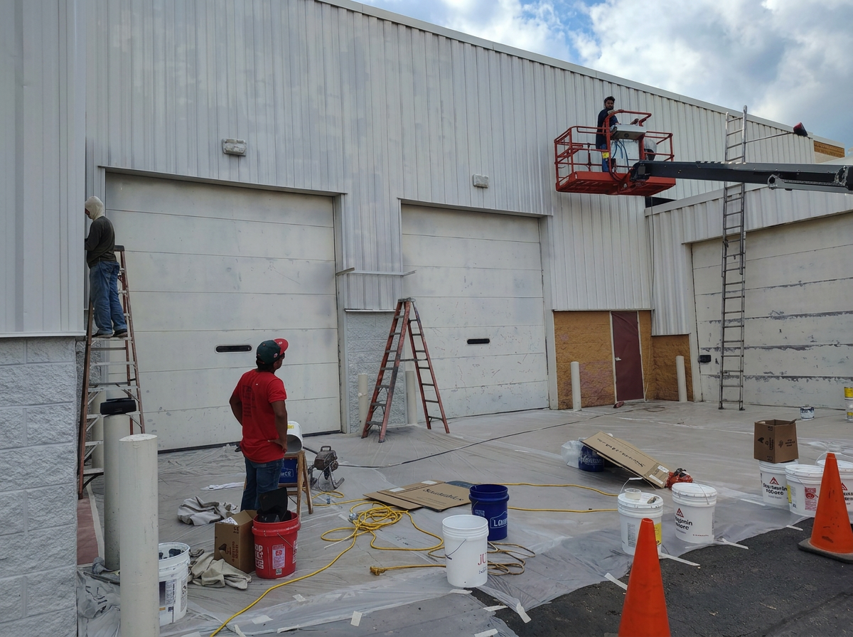Commercial painting in Plainfield IL exterior crew