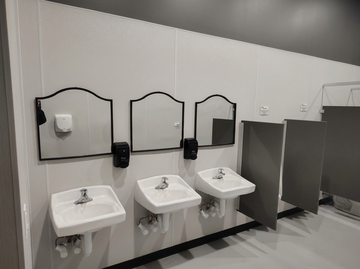 Commercial painting in Plainfield IL restroom