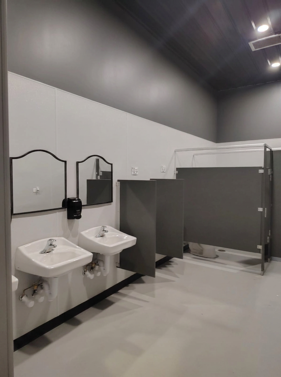 Commercial painting in Plainfield IL restroom sinks