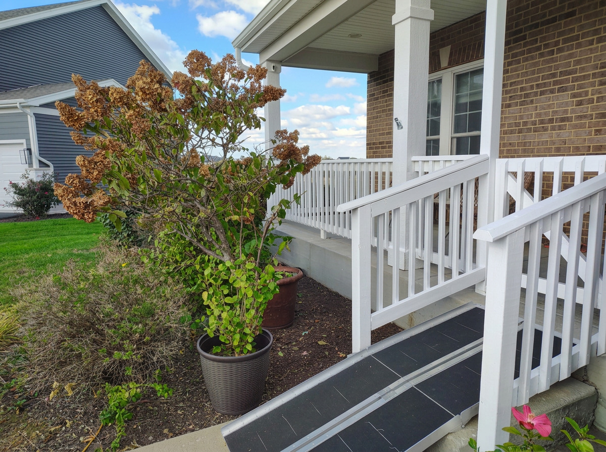 Deck remodel in Plainfield IL covered porch