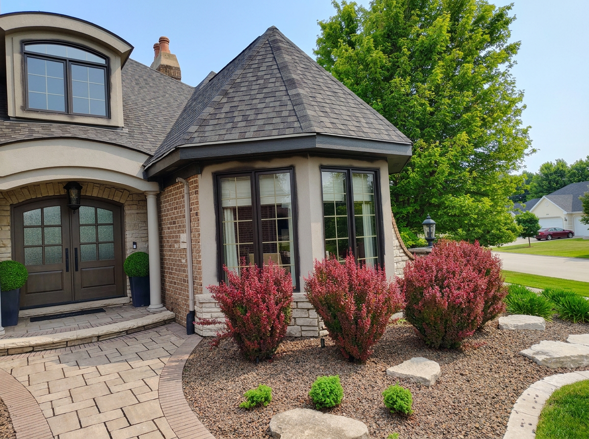 Home exterior remodel in Plainfield IL landscaping