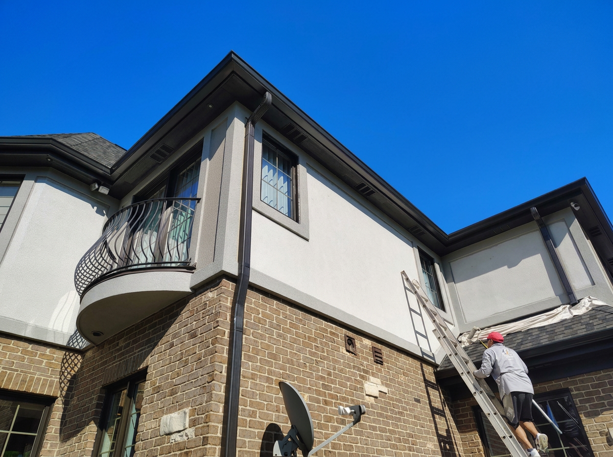 Home renovation in Plainfield IL balcony exterior
