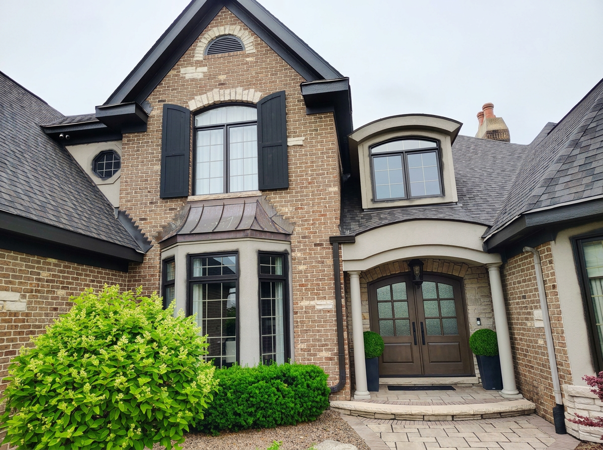 Home renovation in Plainfield IL brick exterior
